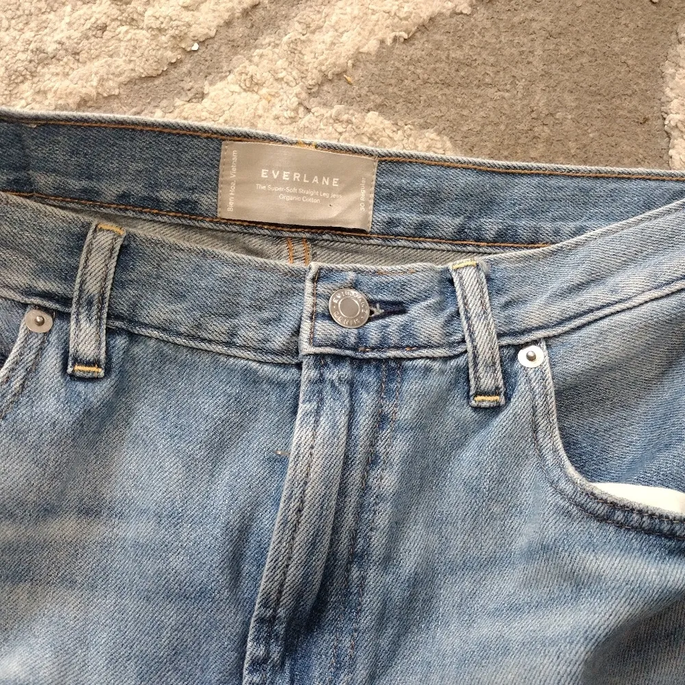 Everlane super soft straight leg jeans organic cotton - Image 2