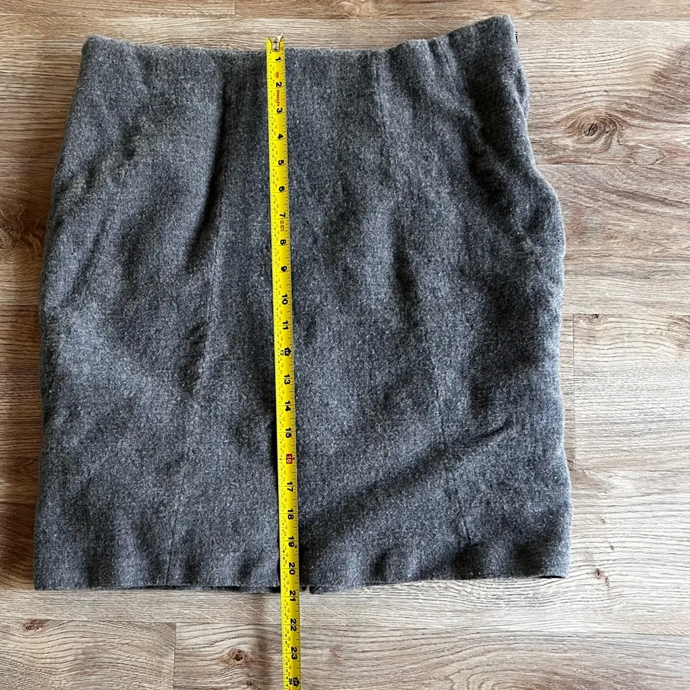 Brooks Brothers 2Piece Skirt Suit Italian Wool Gray Women’s Size 16 - Image 7