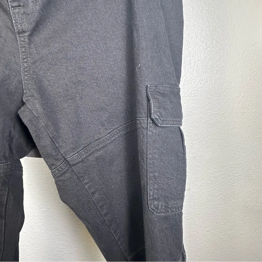 Isabel Maternity by Ingrid & Isabel | Black Maternity 90s Straight Cargo Jeans Size undefined - Image 2