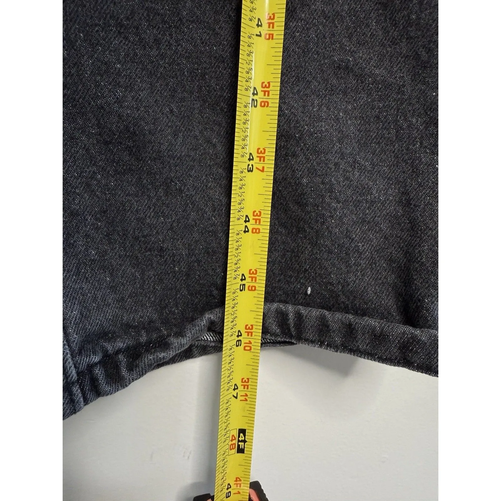 YoungLA Carryall Cargo Jeans Women's Size‎ S Vintage black gaggy barrel Y2K - Image 12