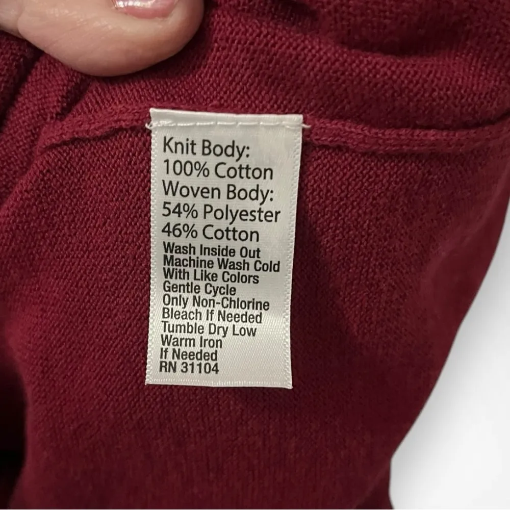 EMERSON STREET CLOTHING CO. Women's‎ Hoosiers Red Plush Hoodie Medium | EUC - Image 7