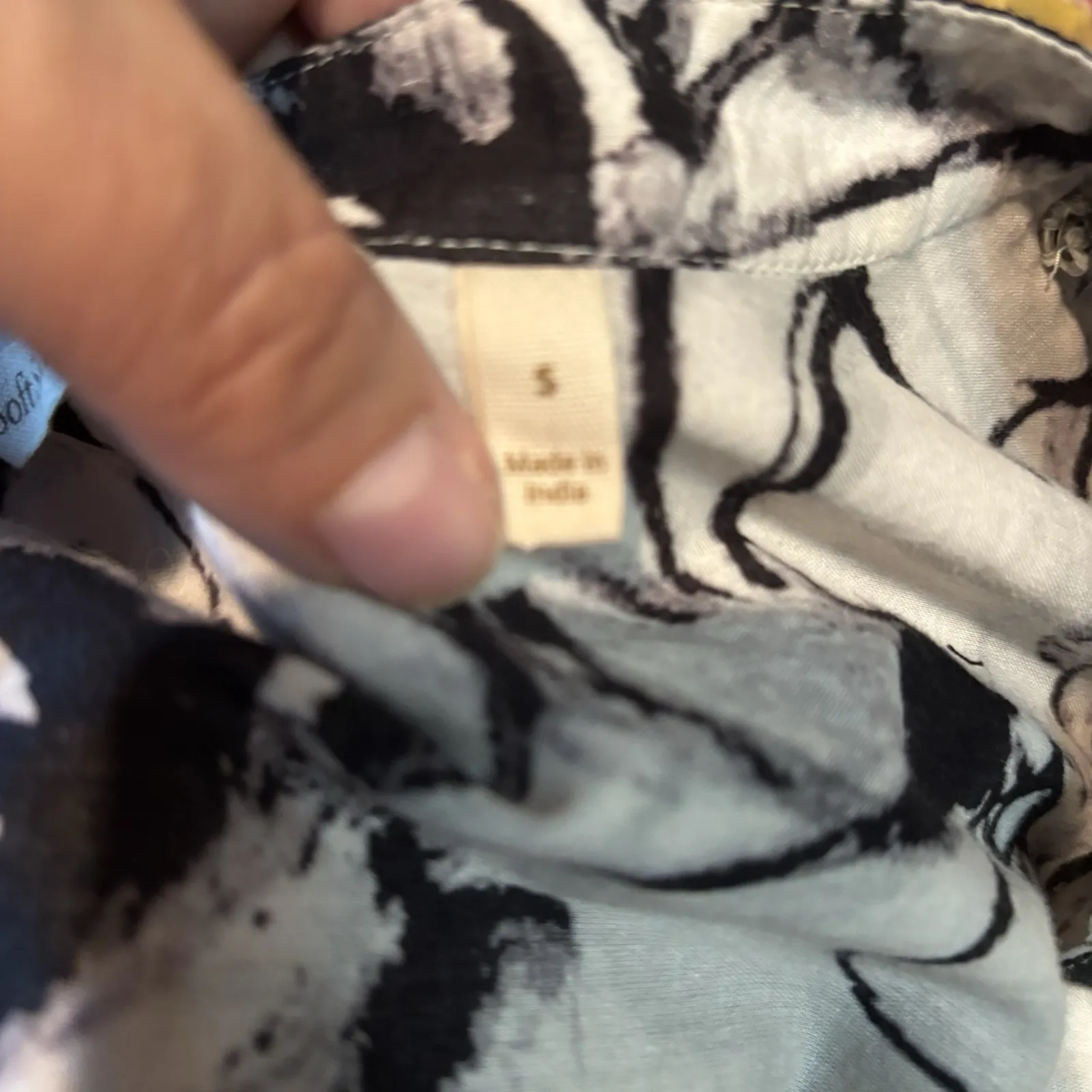 Soft‎ Surroundings Champ De Fleurs Shirt Womens Small Multi Color Floral Pleated - Image 8