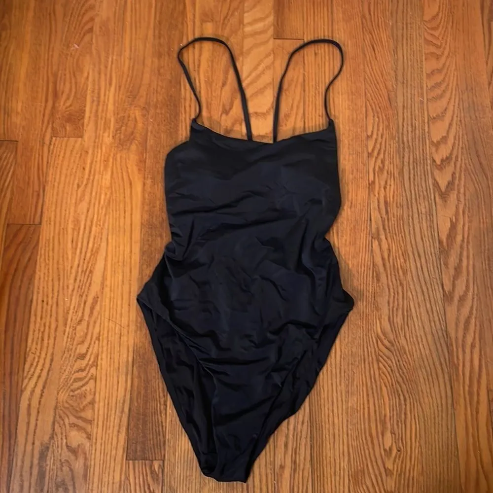 Andie Swim The Fiji One Piece‎ LT Swimsuit Black size Medium Tall NWT - Image 3