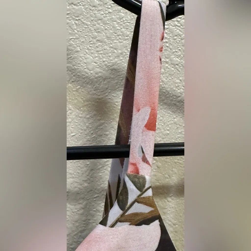 Old Navy Triangle Banded Tropical Floral Bikini Top Women's Sz Small - Image 4