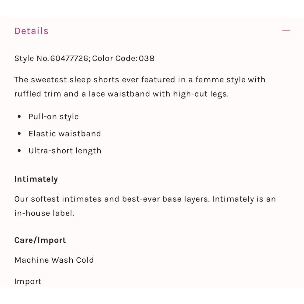 Free people Golden Slumbers Shorts - Image 6