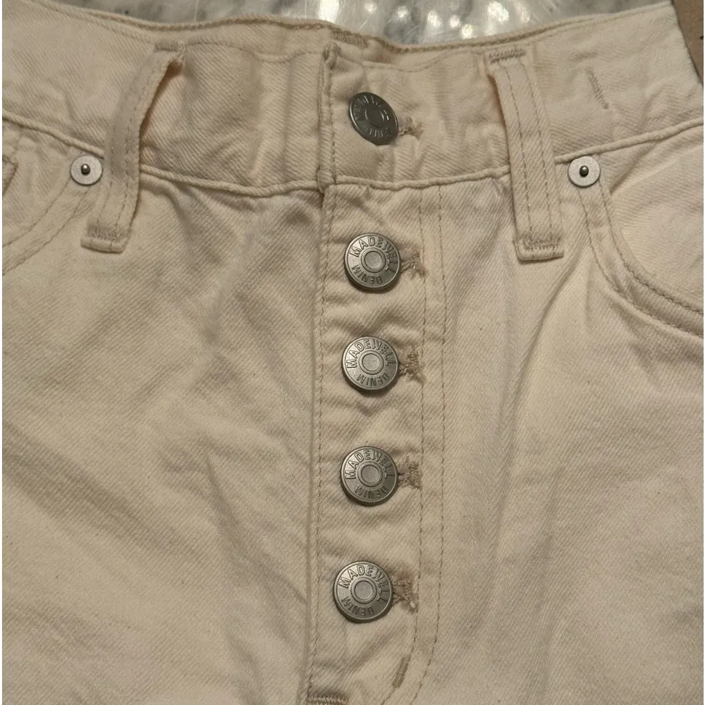 NWT Madewell '90s Mid-Length Jean Short in Vintage Canvas Waist 27 - Image 8