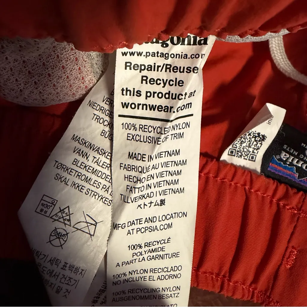 Patagonia Women's Barely Baggies Shorts 2½" Inseam orange size XS - Image 5