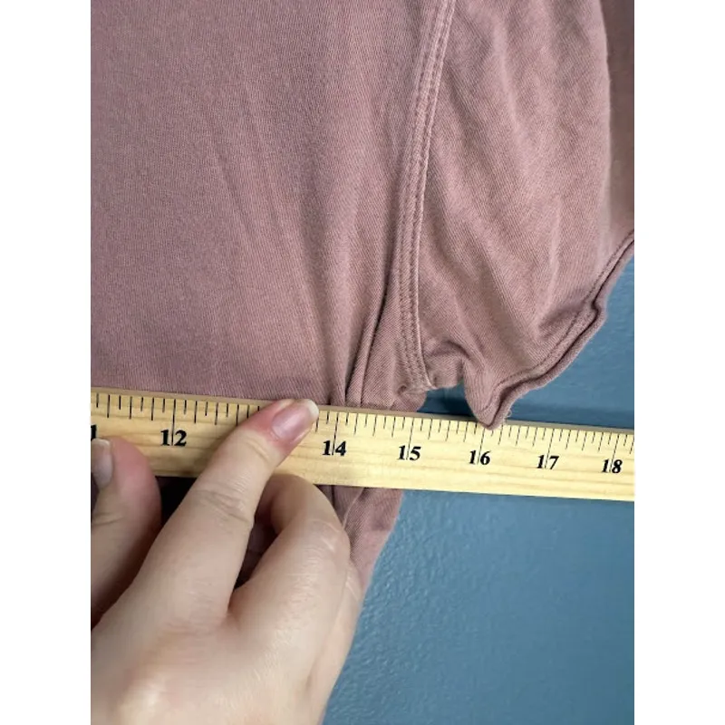 Intimately Free People Body Suit Women's Size XS 100% Cotton Fall Pink Nude Cozy - Image 7