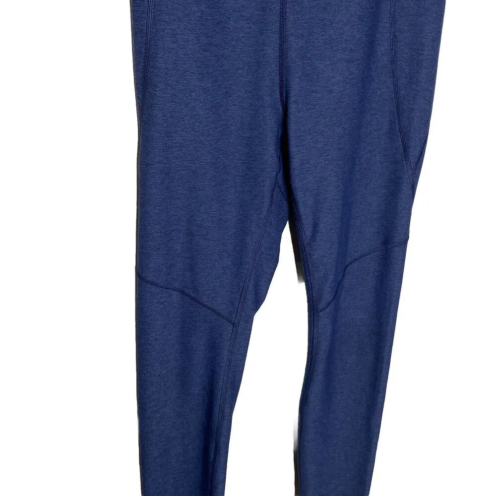 Outdoor Voices Blue Black Marl Activewear Workout Leggings Size Medium - Image 2