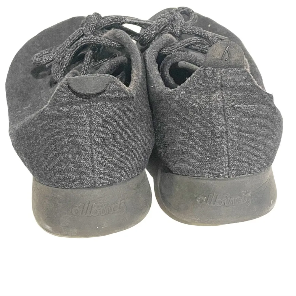 Allbirds Size 7 Grey Low Top Wool Runner Sneakers - Image 4