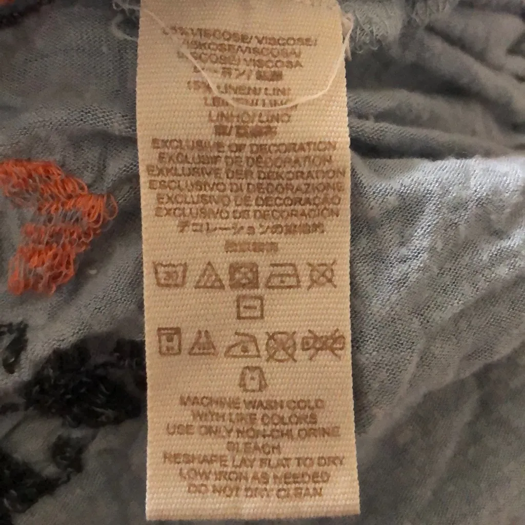 Free People New World Dusty cold shoulder Peasant‎ - Image 7