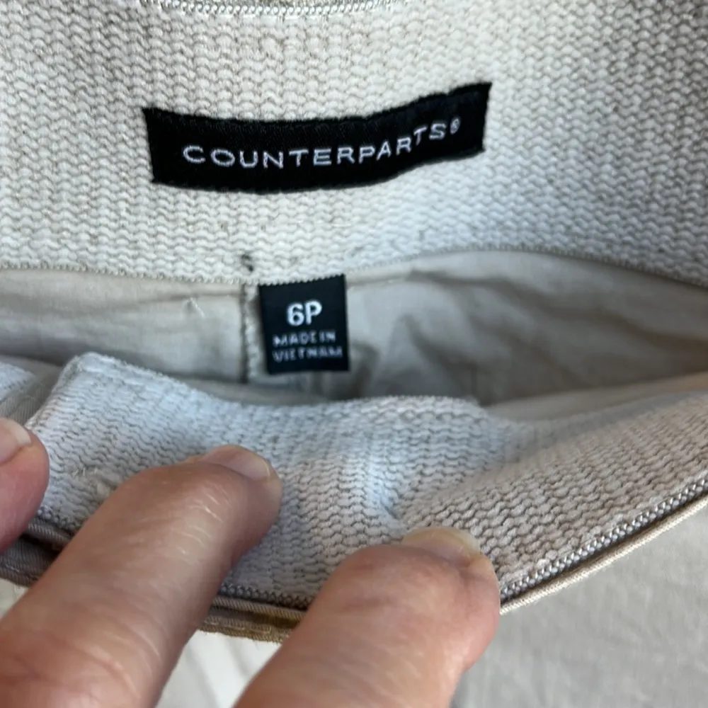 Khaki Shorts Counterparts Womens 6P Cotton Spandex Comfy Bermuda - Image 8