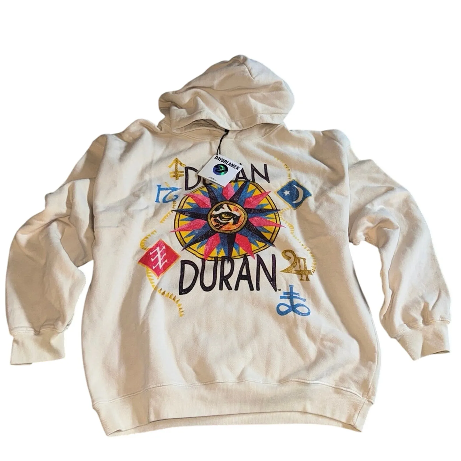 DAYDREAMER Duran Duran 1984 US Tour Hooded Sweatshirt Size Large New w/ Tag - Image 3