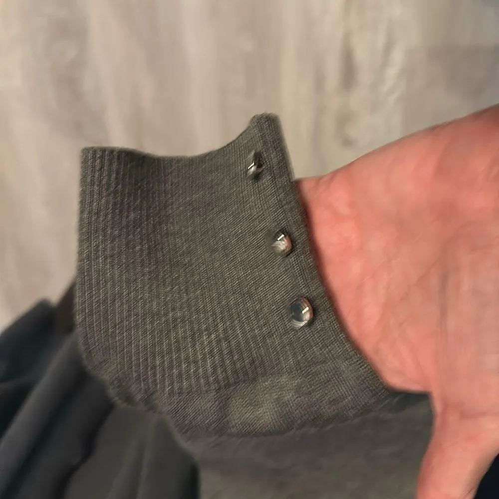 89th & Madison grey cardigan, size 1x NWT Gray - Image 2