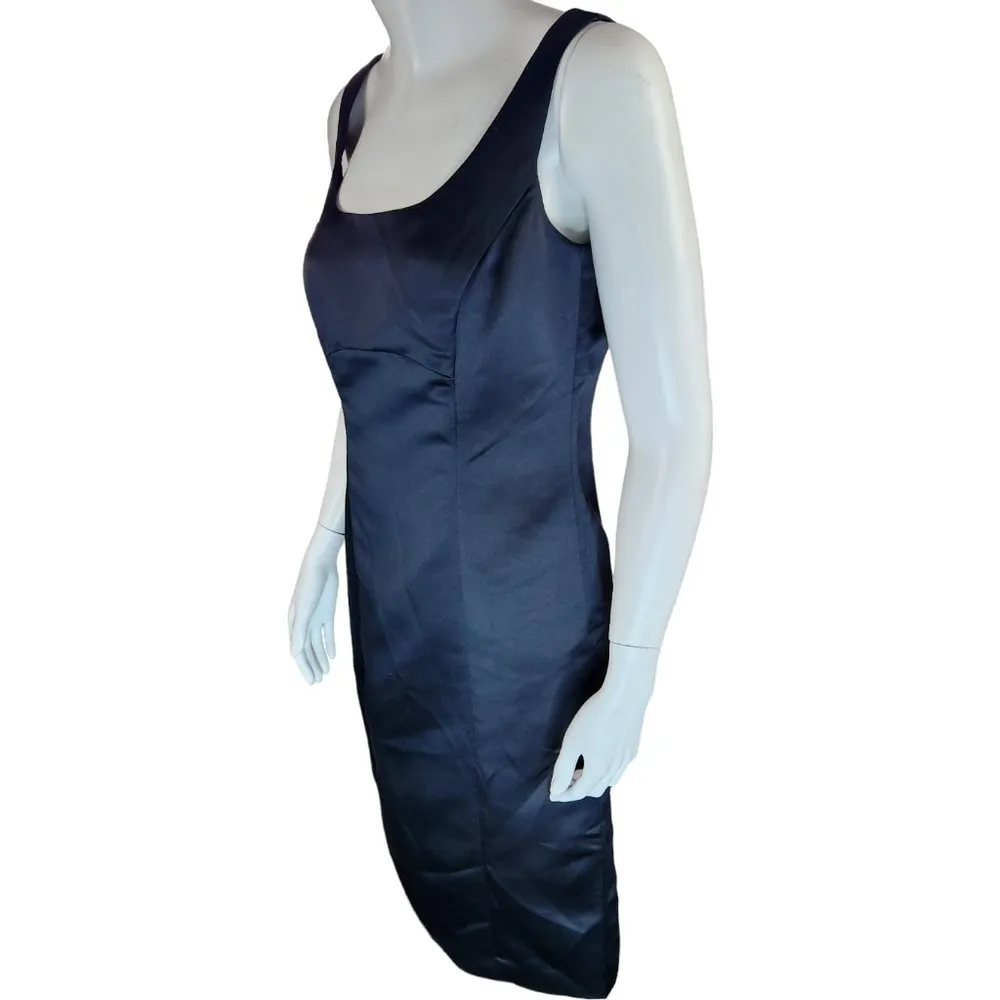 Tahari Womens 6 Black Sleeveless Sheath Midi Cocktail Dress Lined Formal - Image 87