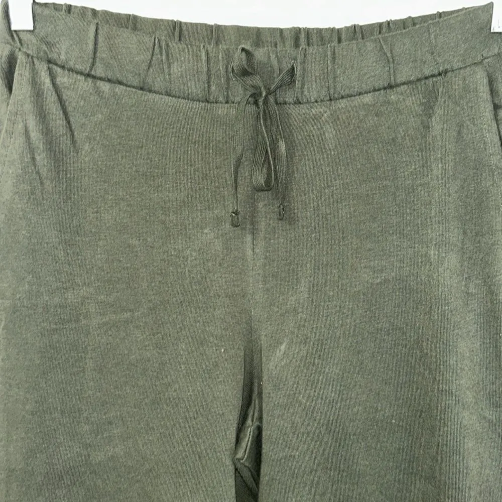 H&M Green Drawstring Waist Sweatpants(Size Small) - Image 7