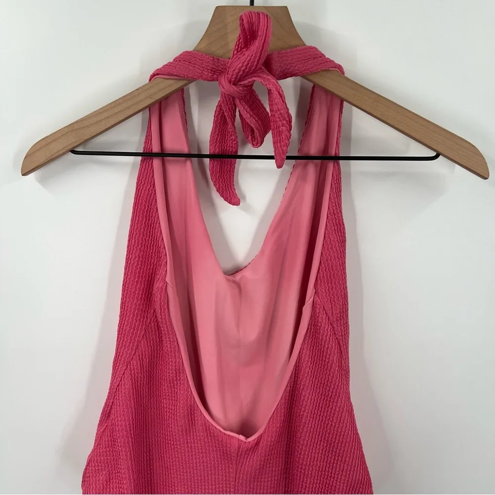 Veronica Beard Salis Halter One Piece Swimsuit - Image 8