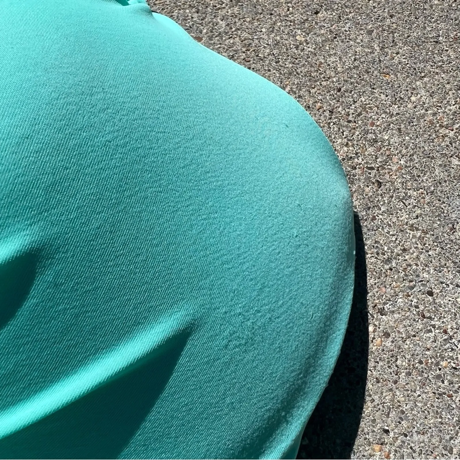 Victoria’s Secret 8D Teal Ruched One Piece Halter Swimsuit - Image 3