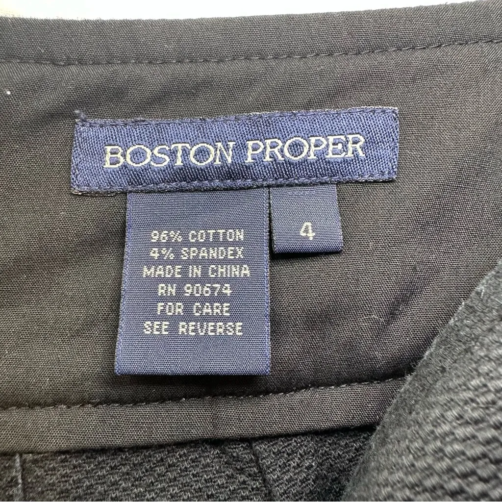 Boston Proper Black Mini Skirt. Size: 4. - Image 8