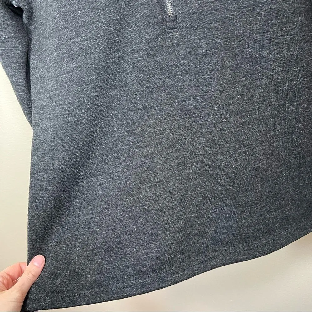 Kuhl Women’s Dark Gray Wool Blend Quarter Zip Medium - Image 6