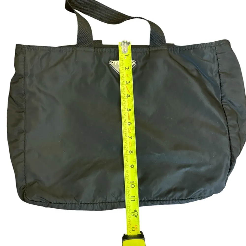 Prada Vintage Nylon Black Tote - Image 14