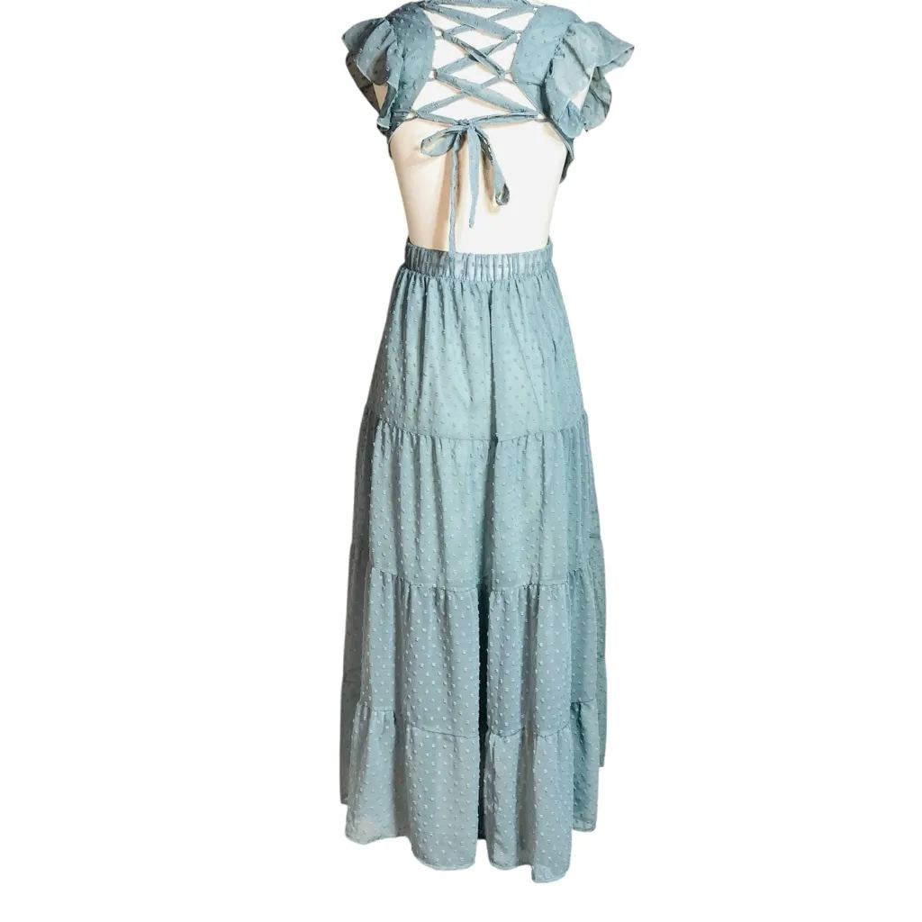 Altar’d State Green Maxi Dress - Image 5