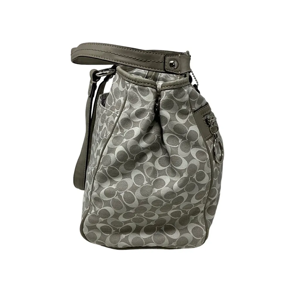 Coach Chelsea Bias Gray and White Tote Bag C1168-F17179 - Image 10