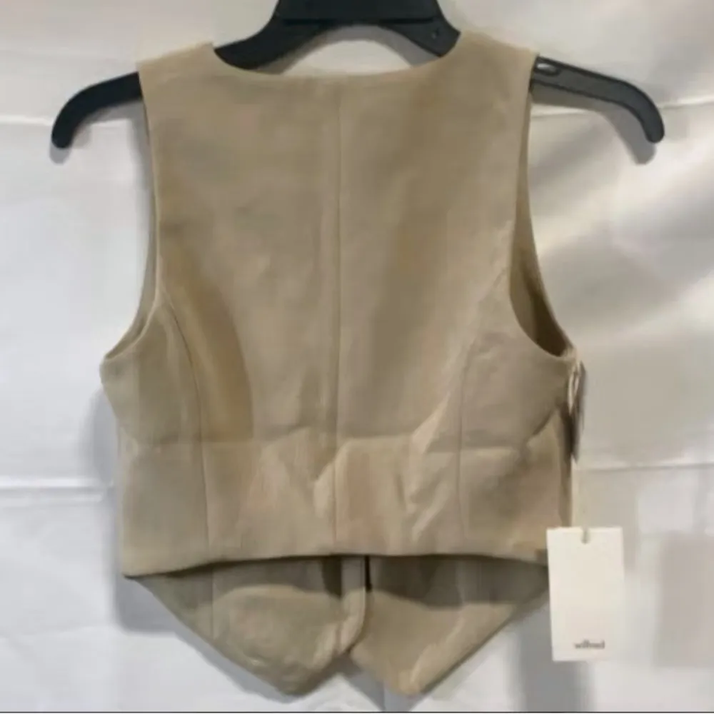 NWT Wilfred Pacino Cream Button-Up Vest - Image 7