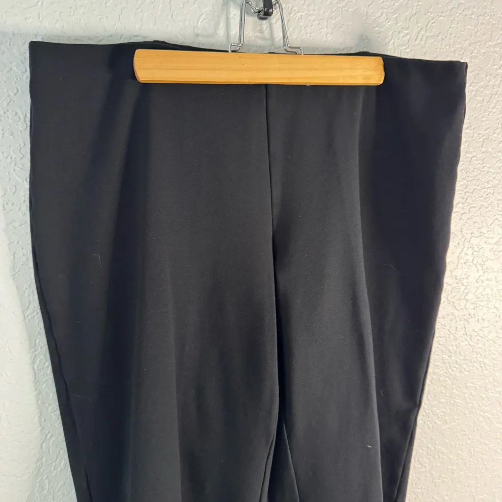 Eileen Fisher Pull On Ponte Knit Ankle Pant Office Career Size L Classic Stretch - Image 2