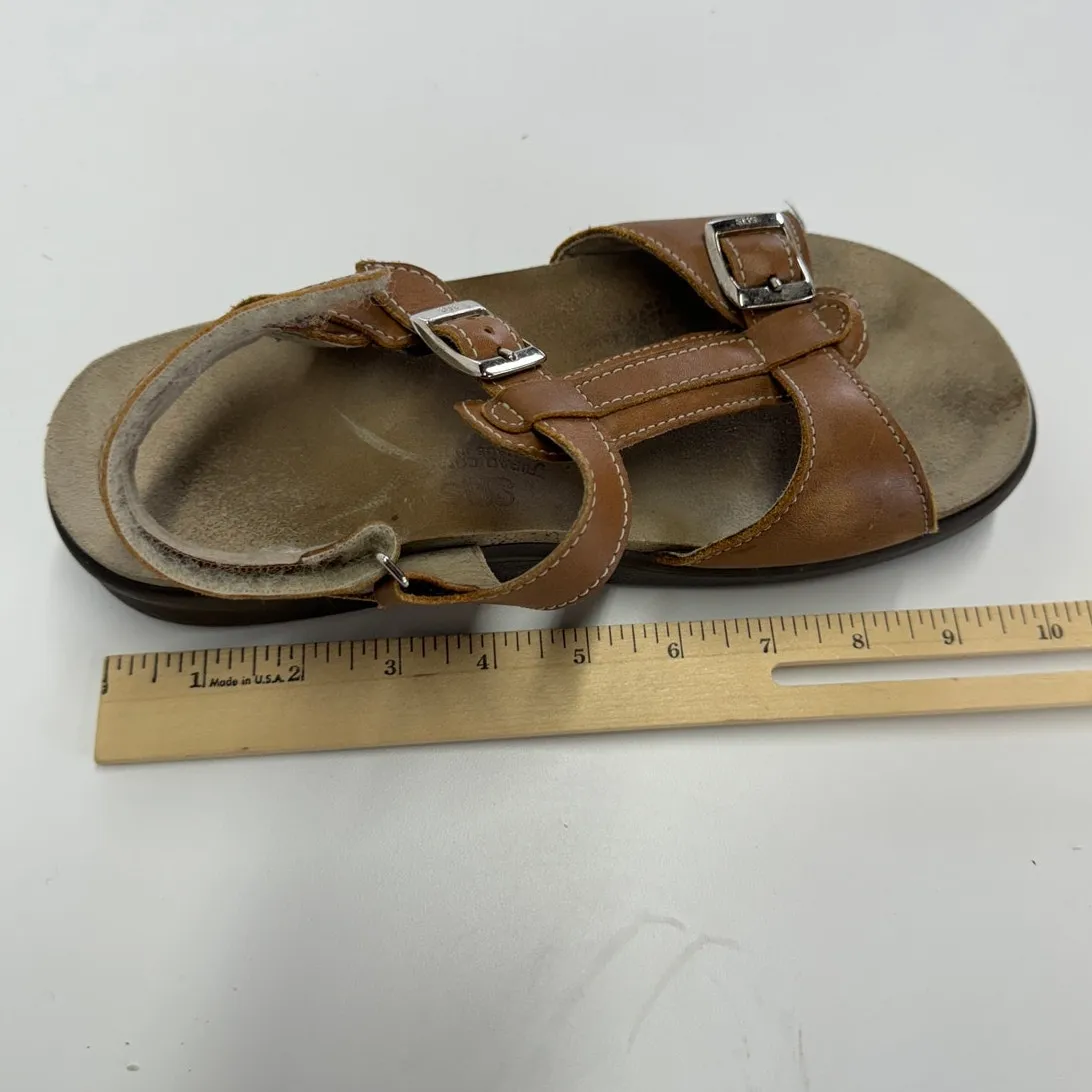 SAS Sandals Womens 8 Tri PadCaptiva Brown T Strap‎ Shoes Leather - Image 7