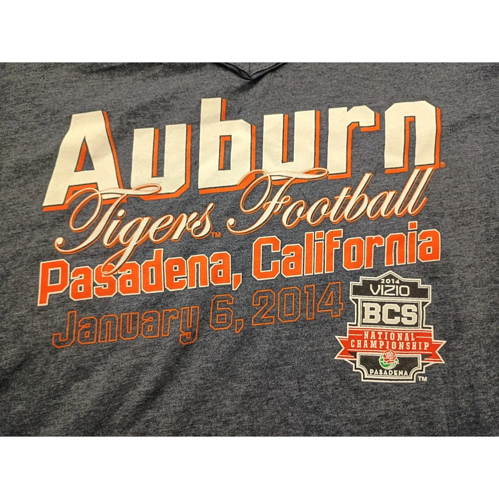 Jansport Auburn Tigers Football BCS National Championship 2014 Gray T-Shirt - Image 2