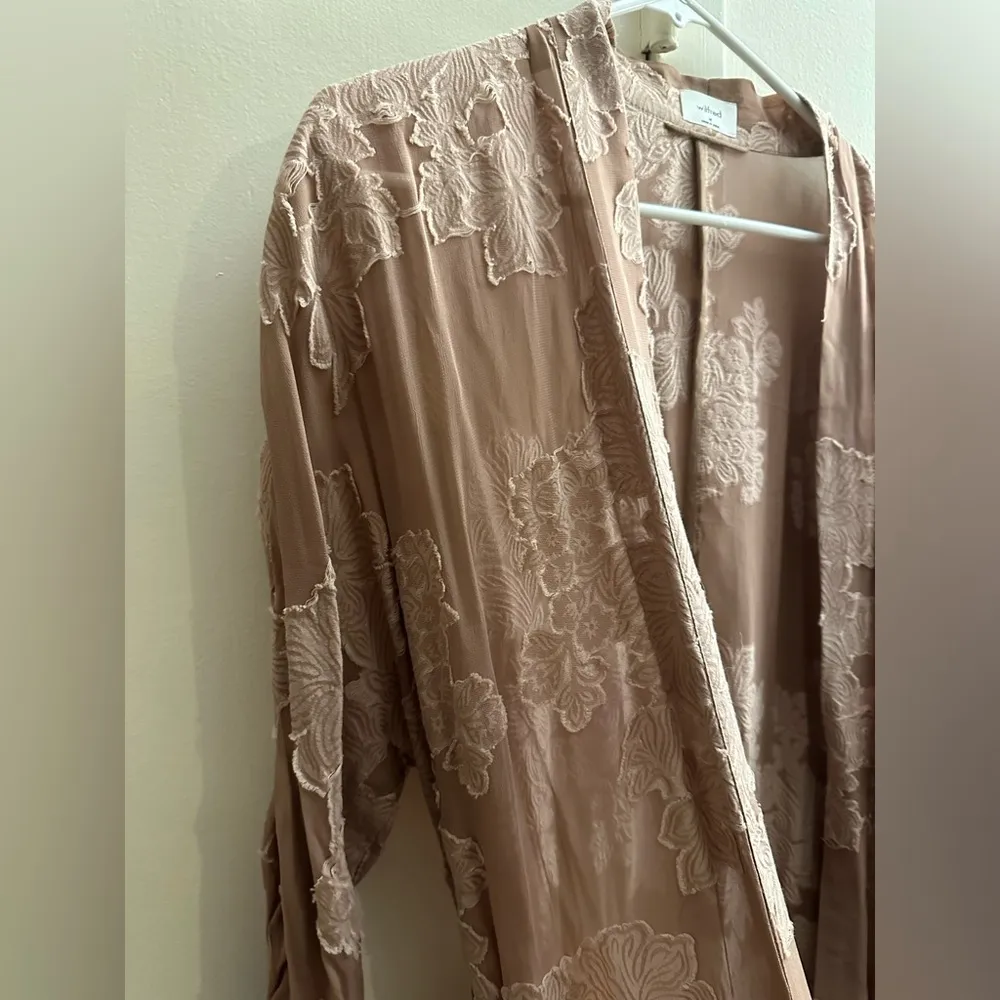 Aritzia Wilfred Durante Jacket Robe Duster in PINK Medium - Image 8