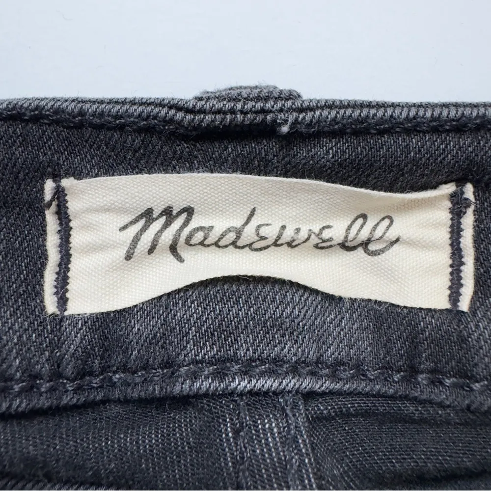 Madewell Curvy Roadtripper Jeans Gray cotton stretch zip button casual denim 26 - Image 7