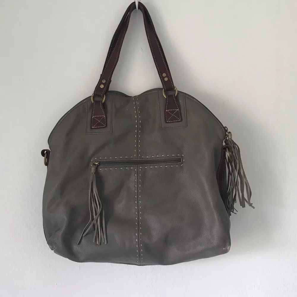 Fredd & Basha pebble leather satchel hand bag - Image 2