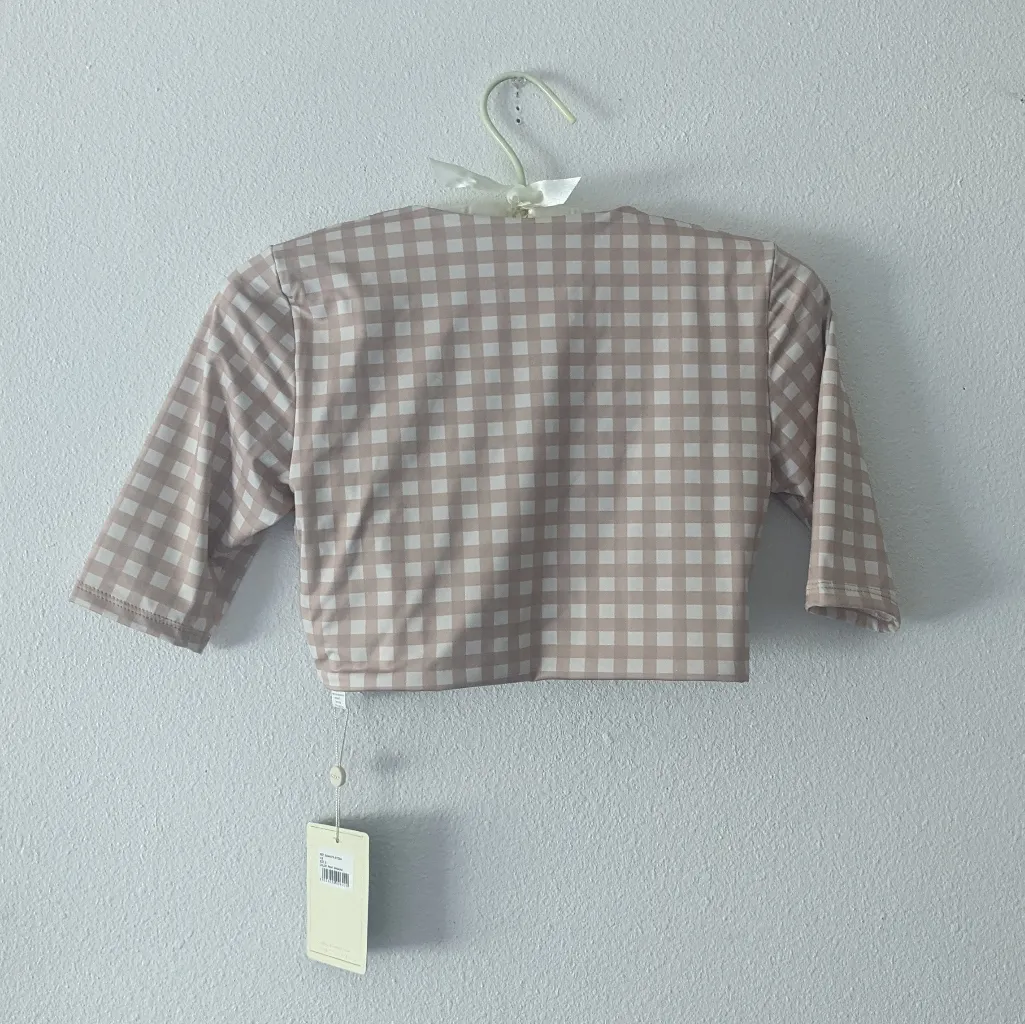 {boAmar} Brand New Samantha Gingham Bikini Top - Image 4