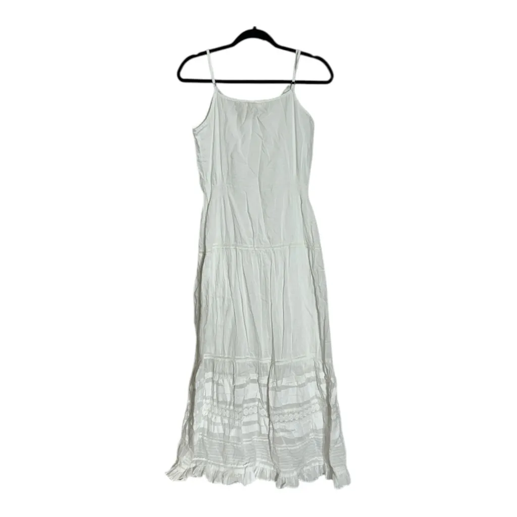 Chelsea & Violet White Lace Embroidered Maxi Dress Size Small - Image 2