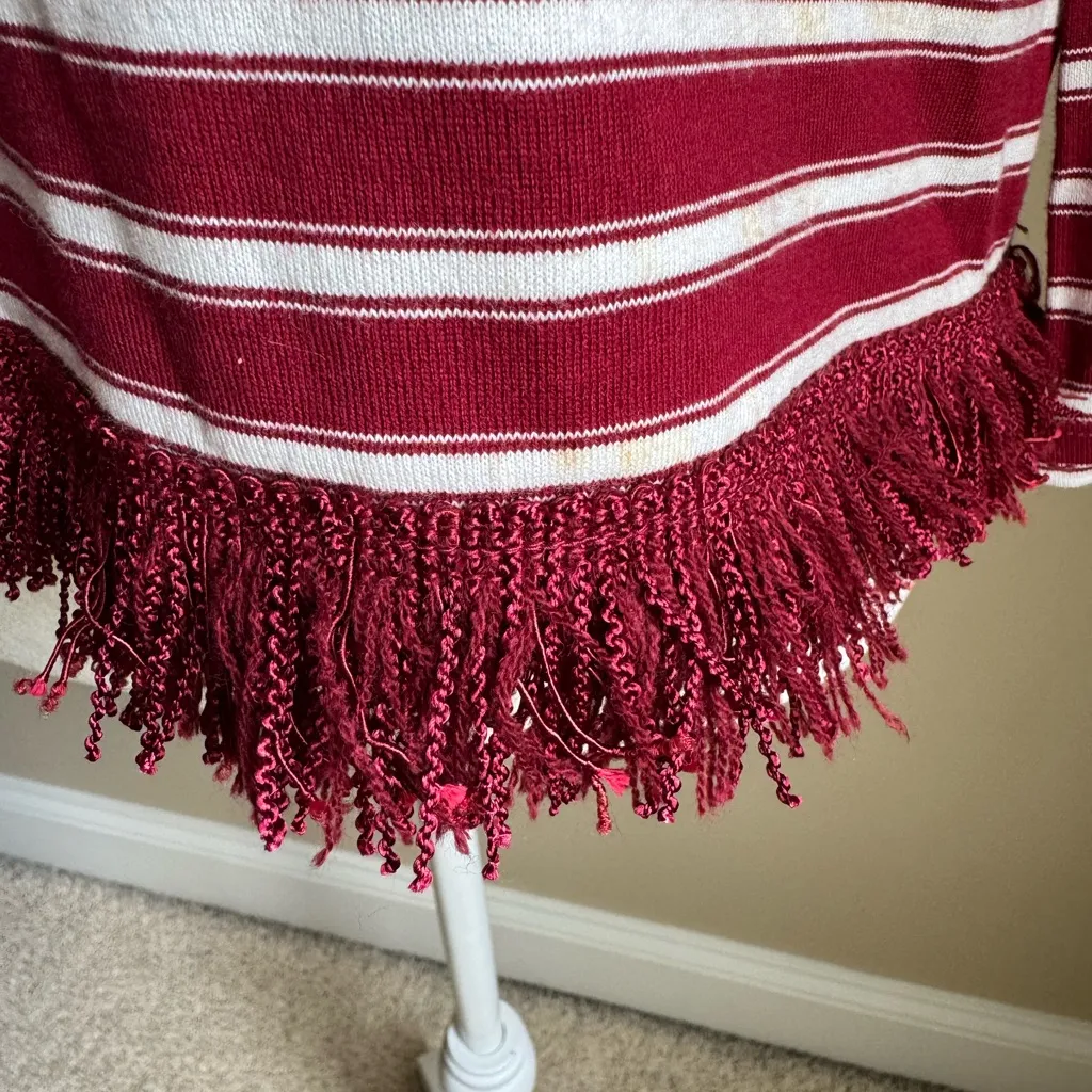 NWT Kate Spade Broome Street Stripe Fringe Top, $118 Retail - Image 5