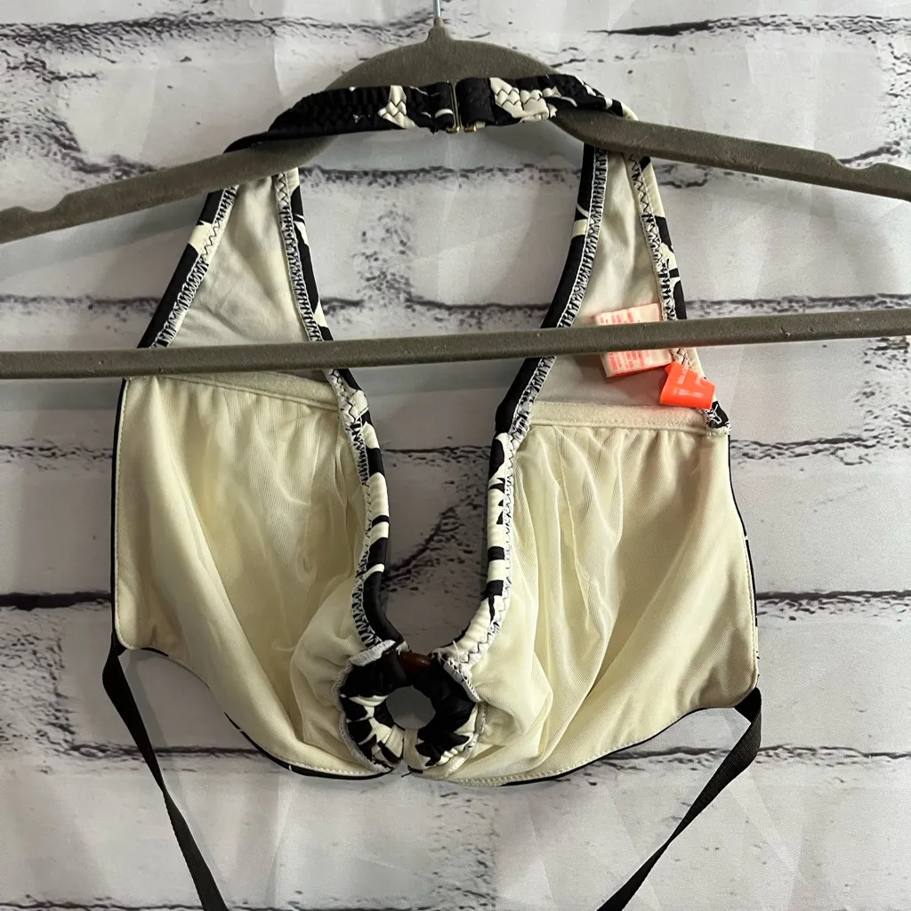 Kate Spade x Balenciaga Vintage Road Trip Floral Halter Bikini Swim Top 36 Y2K - Image 9