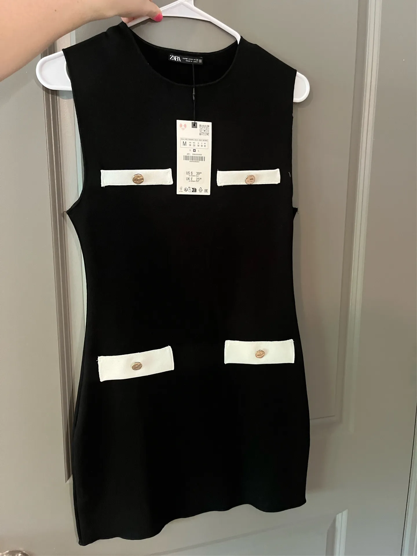 Black Zara dress with tags - Image 2