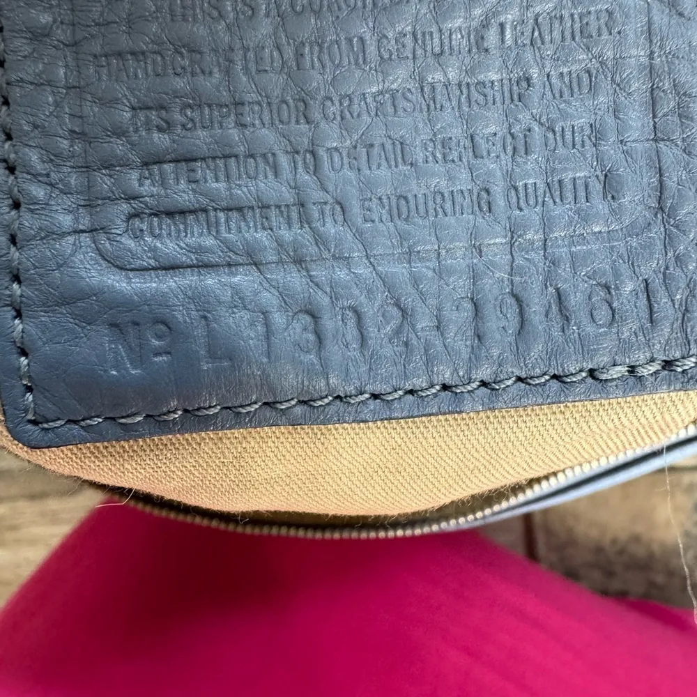 Coach Slate Blue Leather Cross body Bag - Image 5