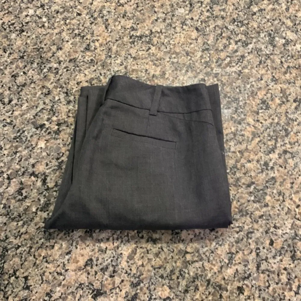 Ann Taylor Signature Charcoal Gray Trousers Size 0 EUC #6700 - Image 6