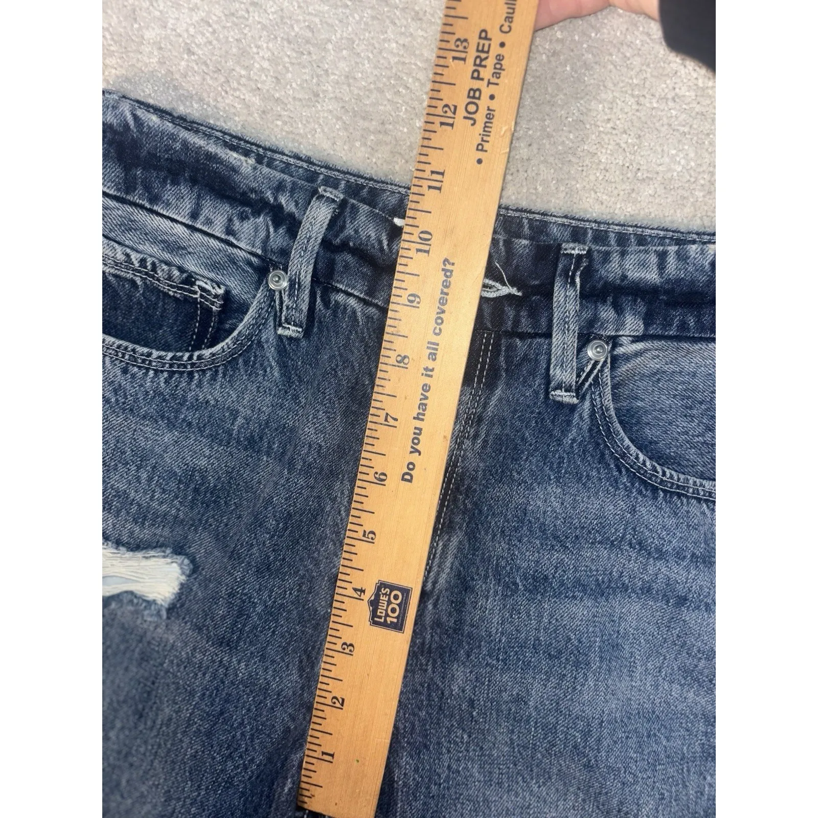 good american good‎ vintage jeans 4/27 Distressed EUC - Image 10