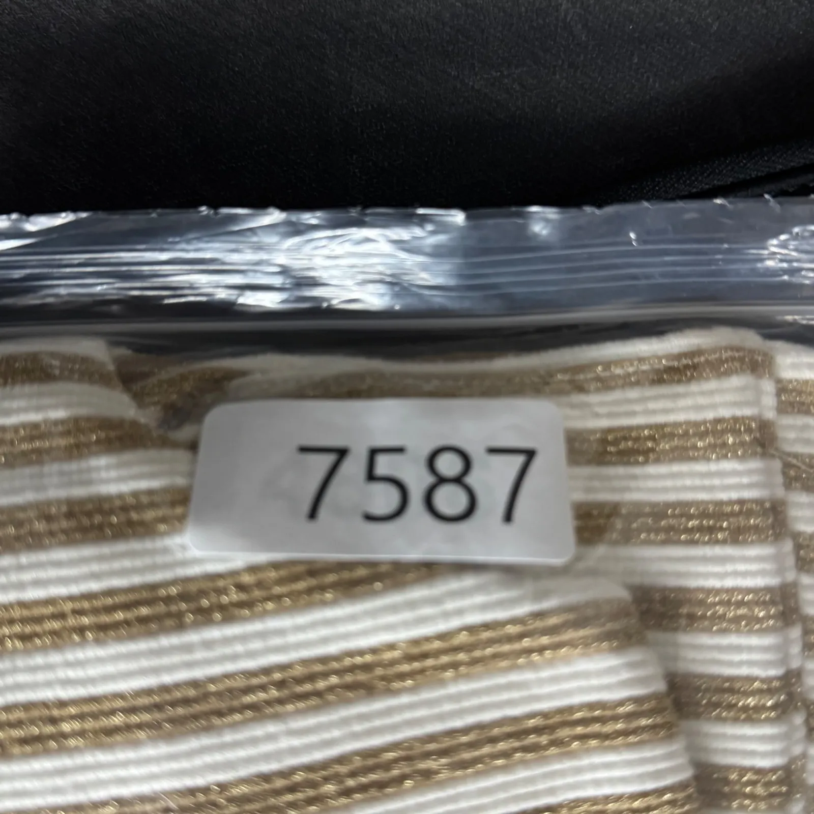 Lilly Pulitzer Brielle Dress Gold Metallic Stripe Sleeveless A-Line Small Preppy - Image 10