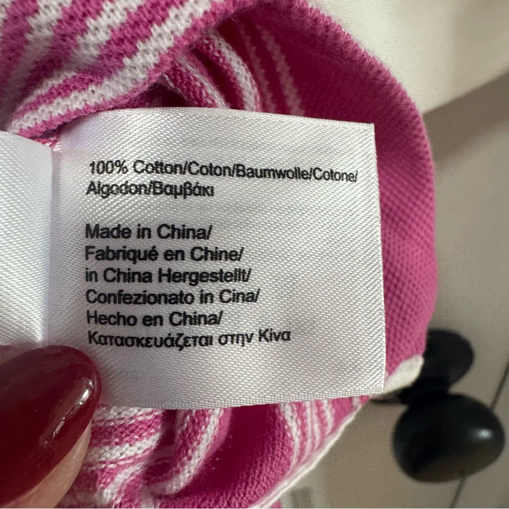 Brooks Brothers 346 NWT size Large Women’s Pique Knit Long Sleeve Collared Shirt - Image 9