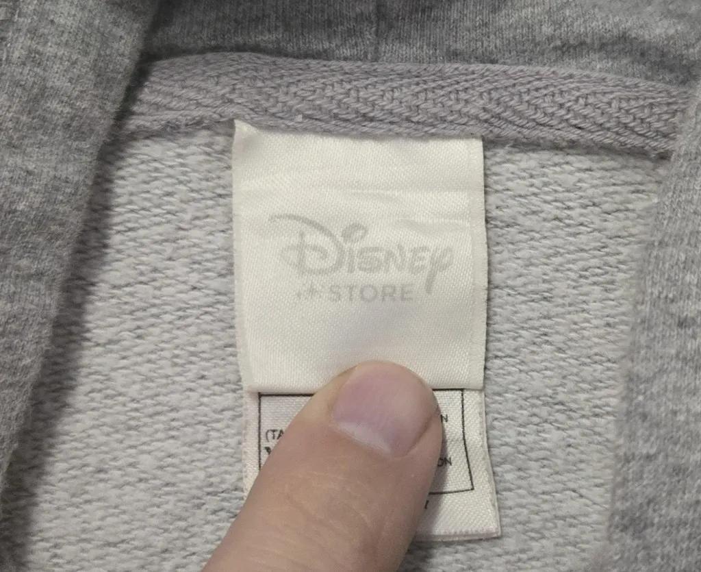 Disney Store Hooded Sweatshirt Mens XXL Gray Pullover Mickey Mouse Chicago - Image 5