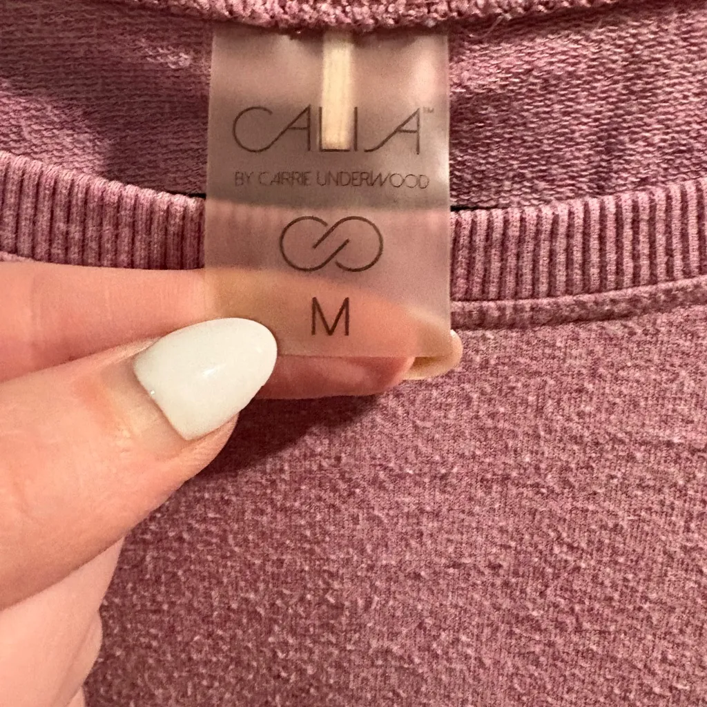 Calia Activewear Pink Crewneck Sweatshirt - Image 3