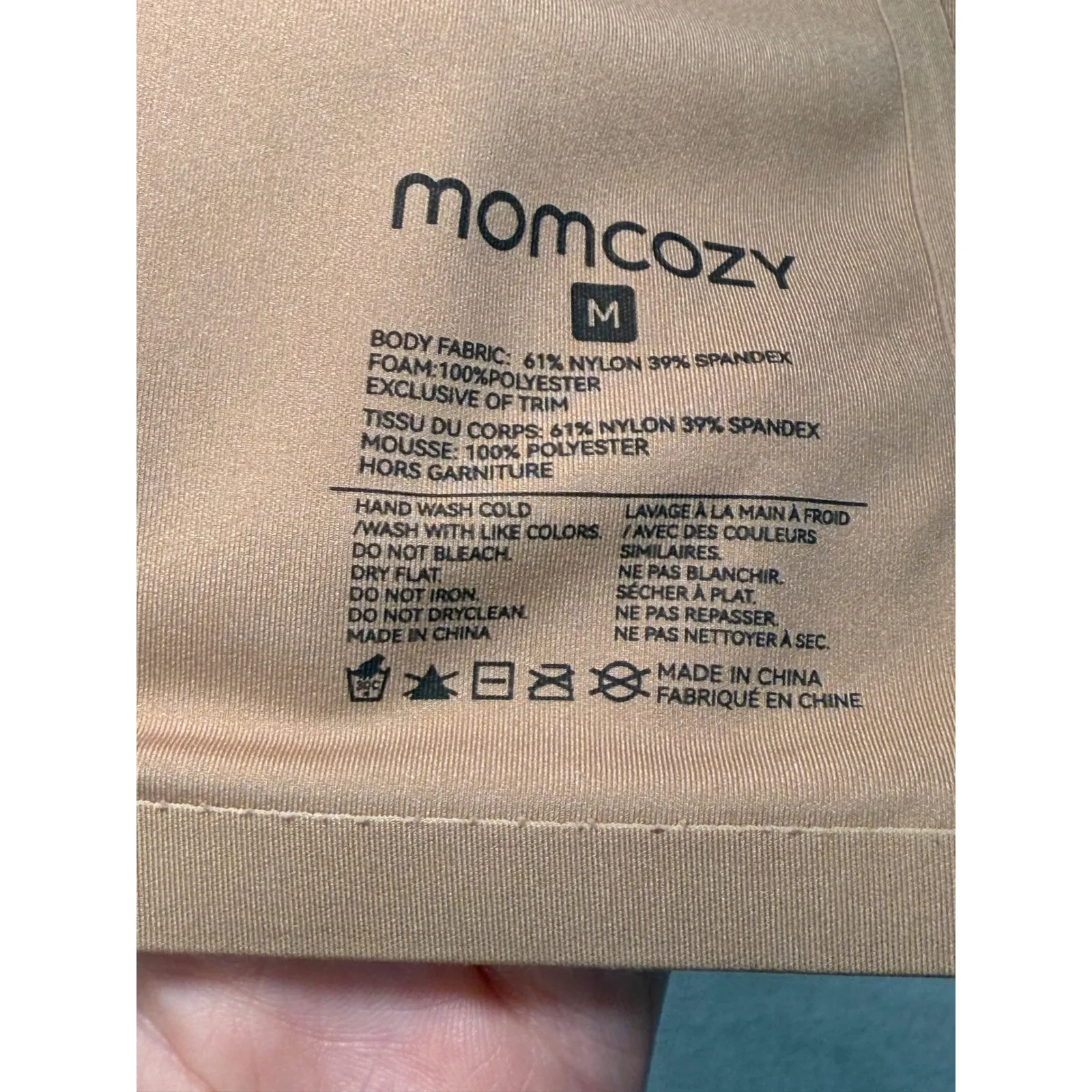 Momcozy Seamless Nursing BraTan Comfort Support Full Coverage Maternity Medium - Image 4