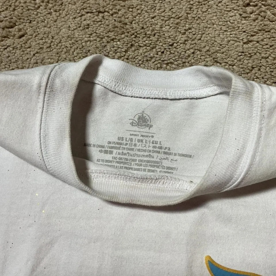 Disneyland Spirit Jersey Long Sleeve Shirt Castle Compass Print Adult Oversized - Image 2