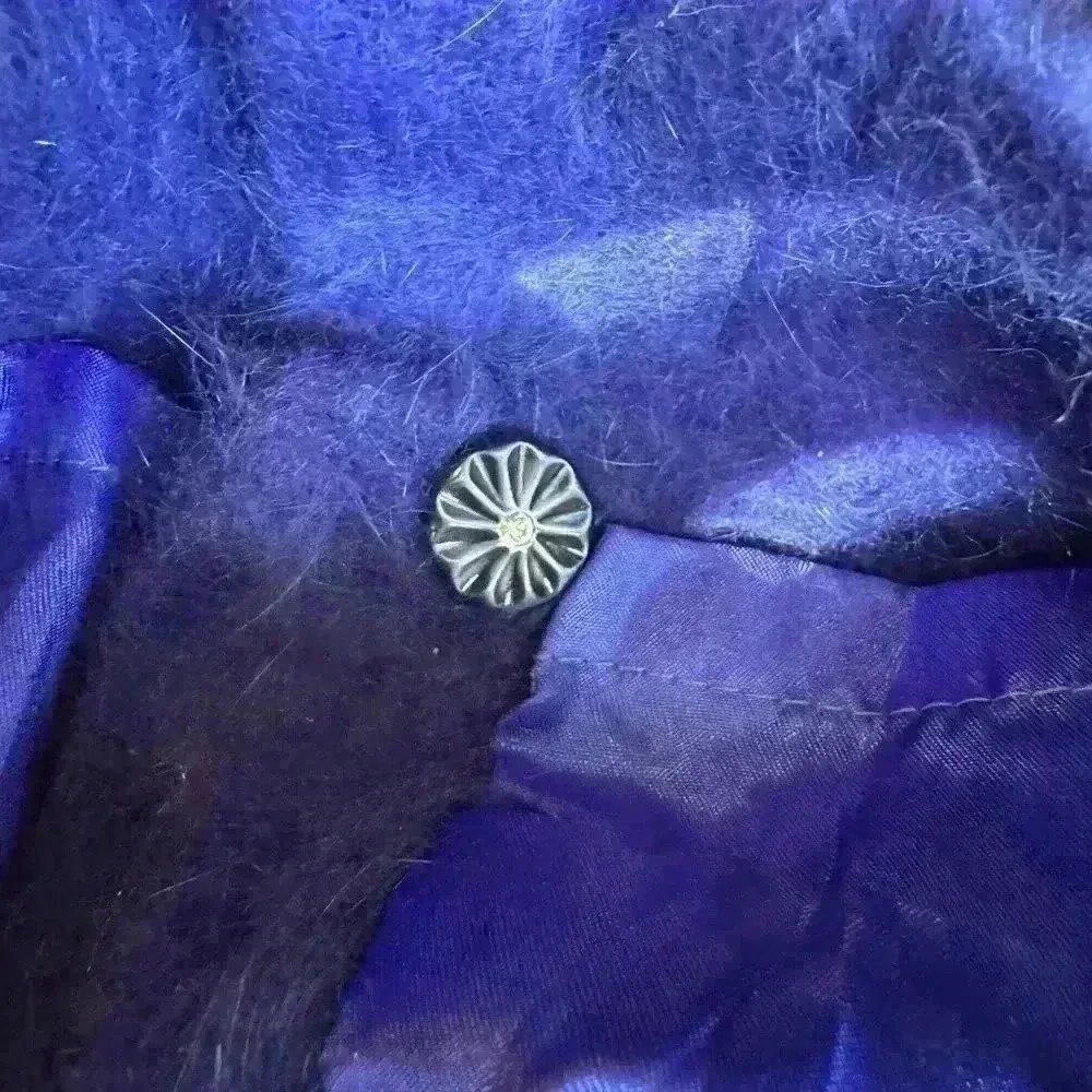 Unbranded 80s vintage purple mohair coat winter cardigan. Size M - Image 11