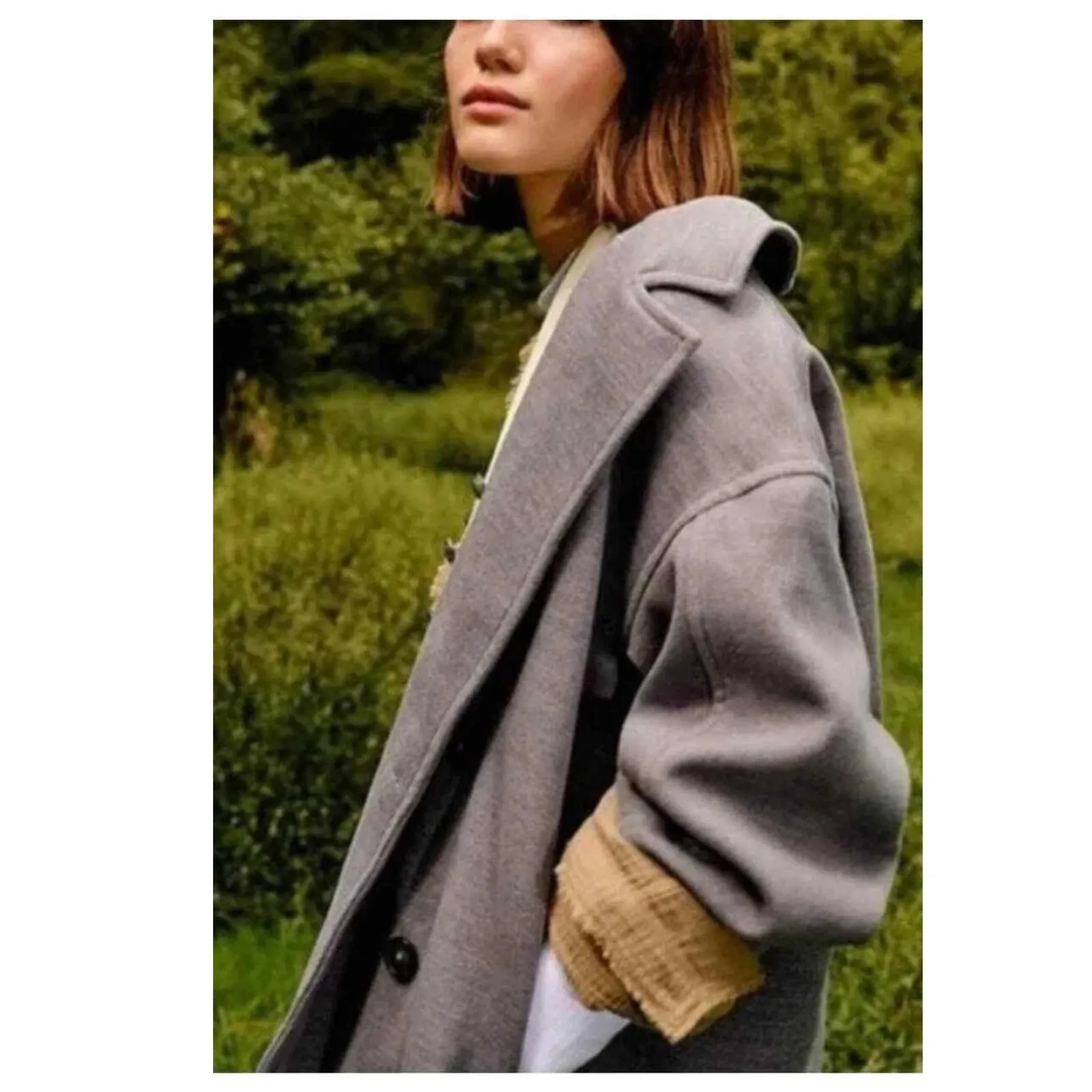 FREE PEOPLE Hannah Slouchy Double Breasted Blazer Size Small - Image 2